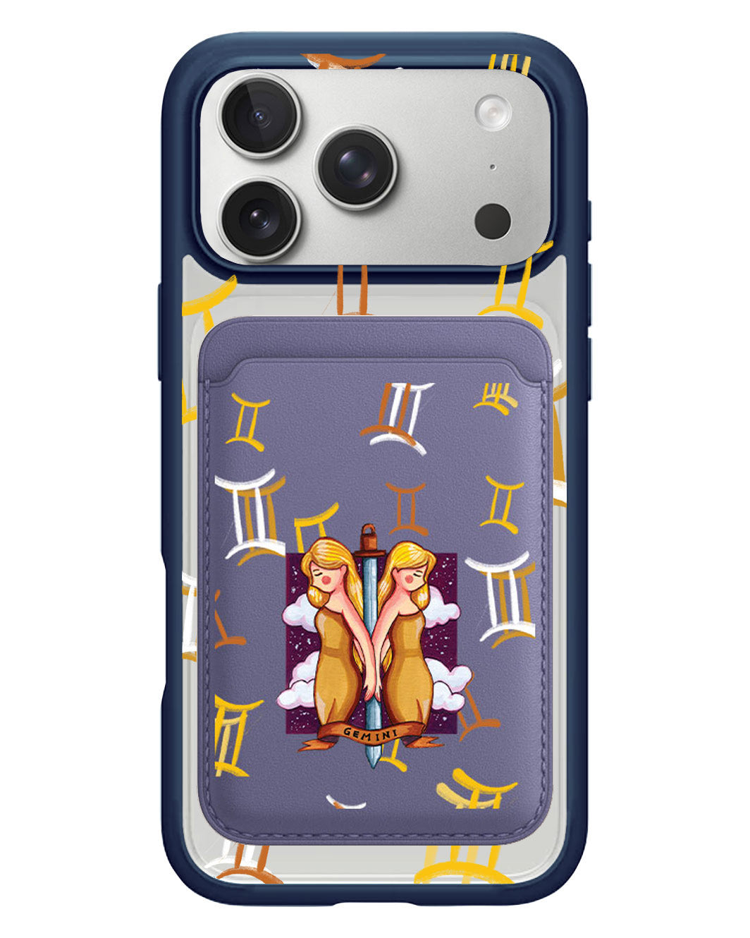 iPhone Magnetic Wallet Case - Gemini