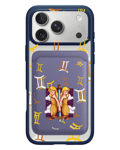 iPhone Magnetic Wallet Case - Gemini