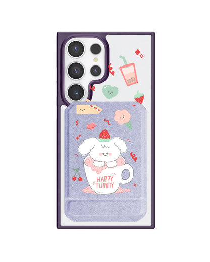 Android Magnetic Multifold Wallet - Happy Tummy