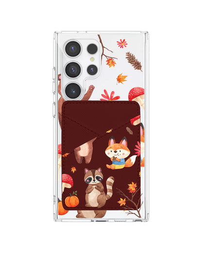 Android Phone Wallet Case - Autumn Animals