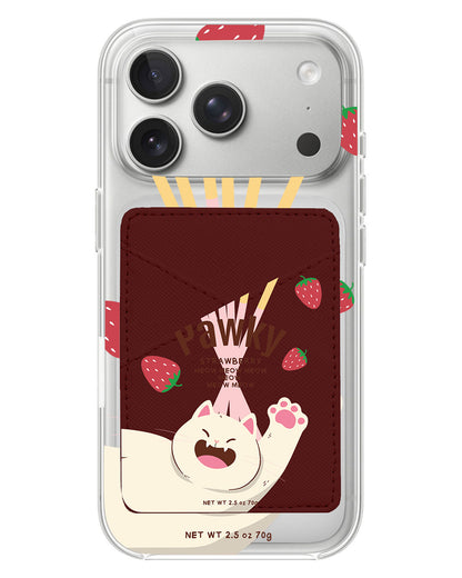 iPhone Phone Wallet Case - Pawky Cat