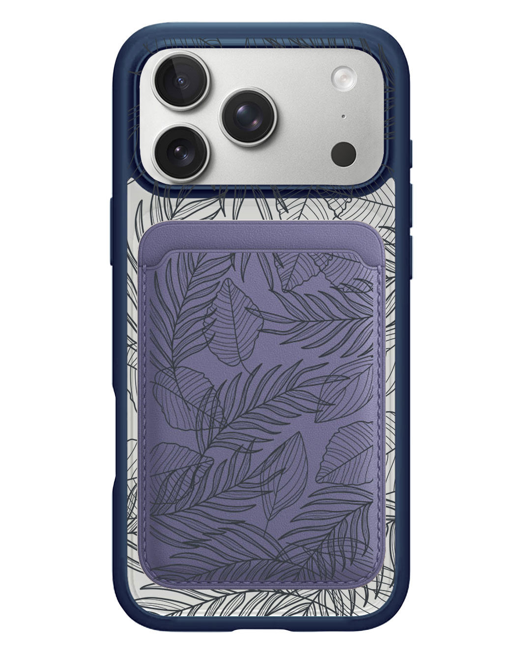 iPhone Magnetic Wallet Case - Sketchy Tropical 2.0