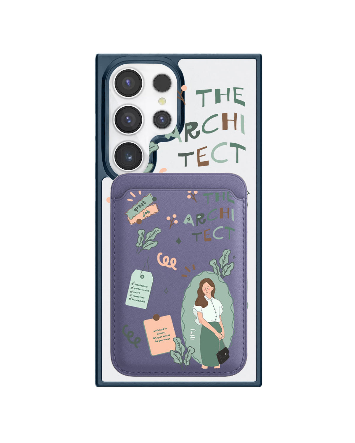 Android Magnetic Wallet Case - Intj