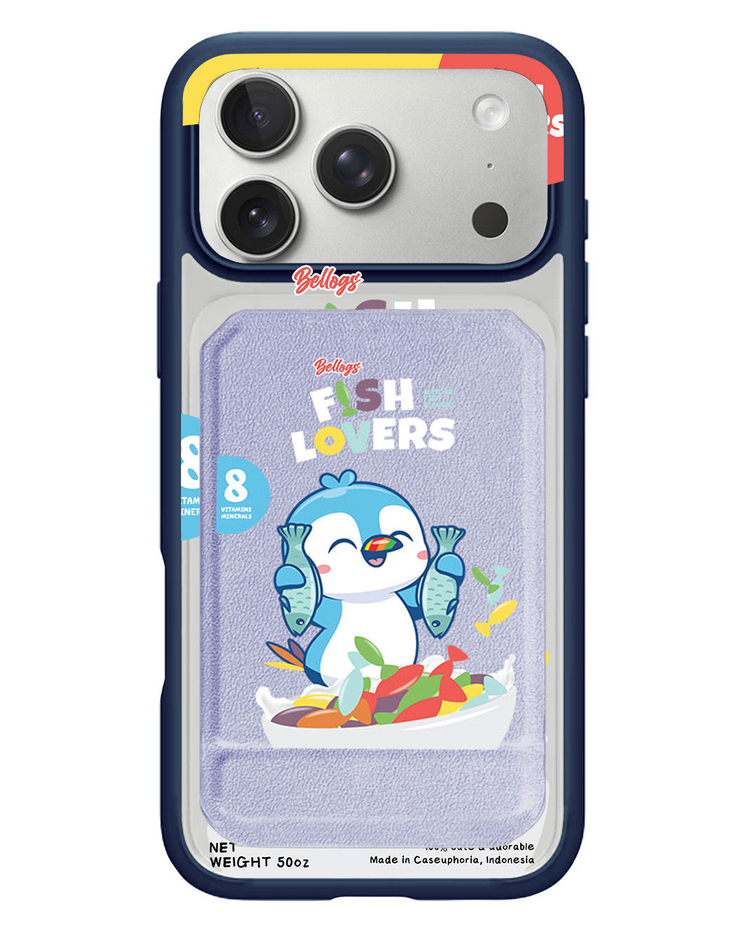 iPhone Magnetic Multifold Wallet - Fish Lovers
