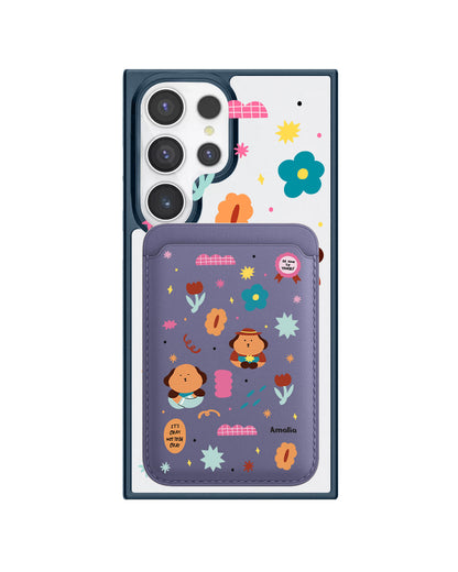 Android Magnetic Wallet Case - Selflove Garden