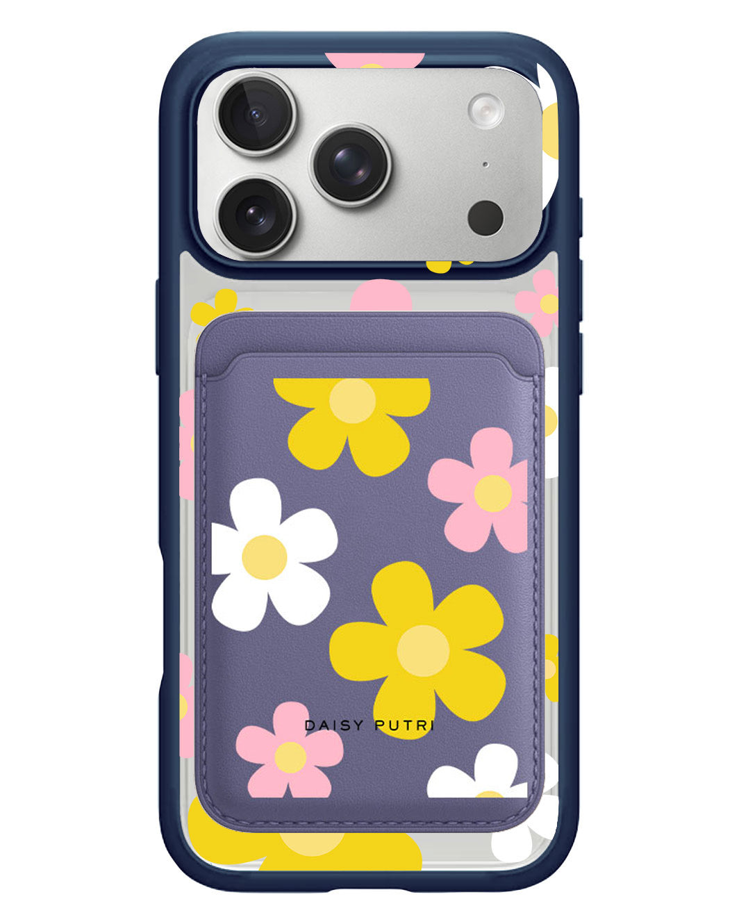 iPhone Magnetic Wallet Case - Daisy Fresh