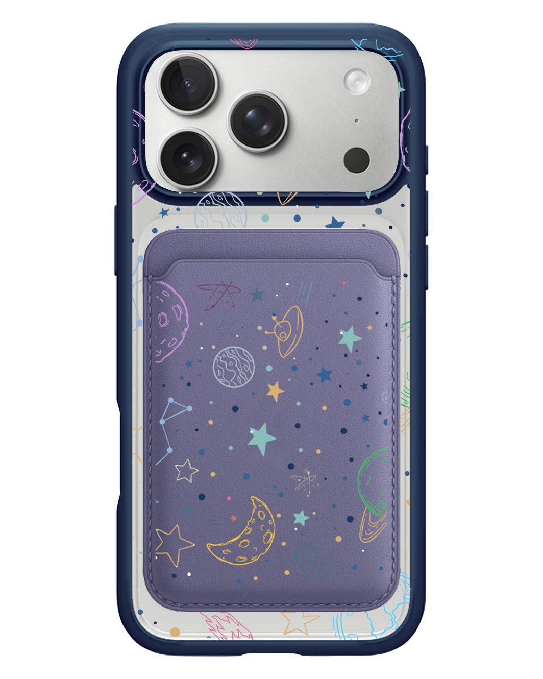 iPhone Magnetic Wallet Case - Galaxy