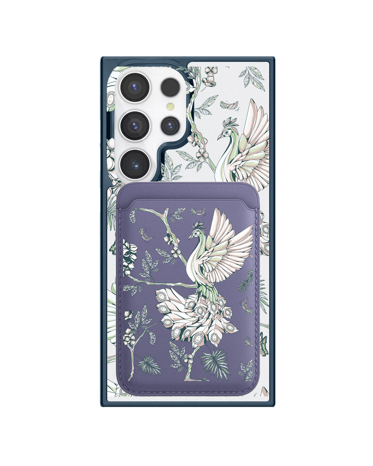 Android Magnetic Wallet Case - Peacock 4.0