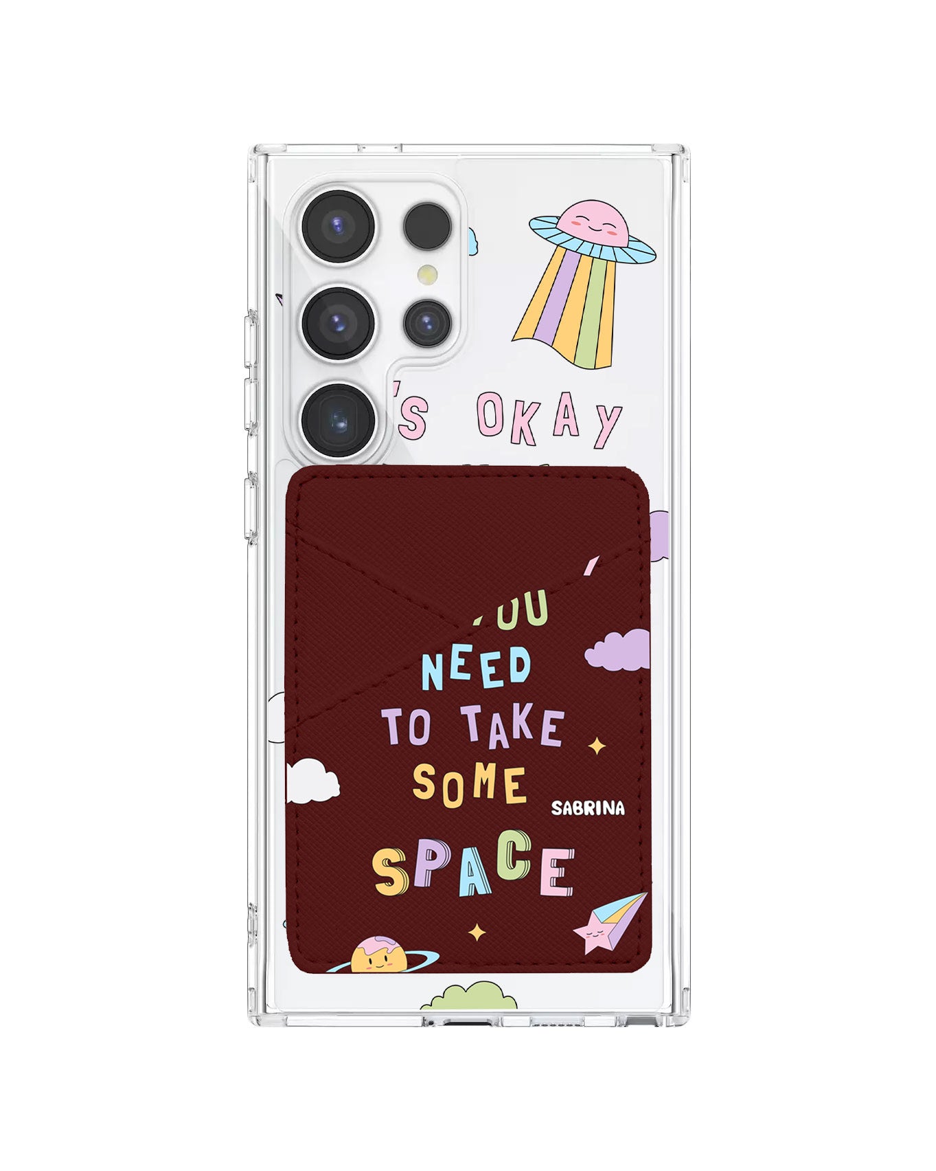 Android Phone Wallet Case - Space