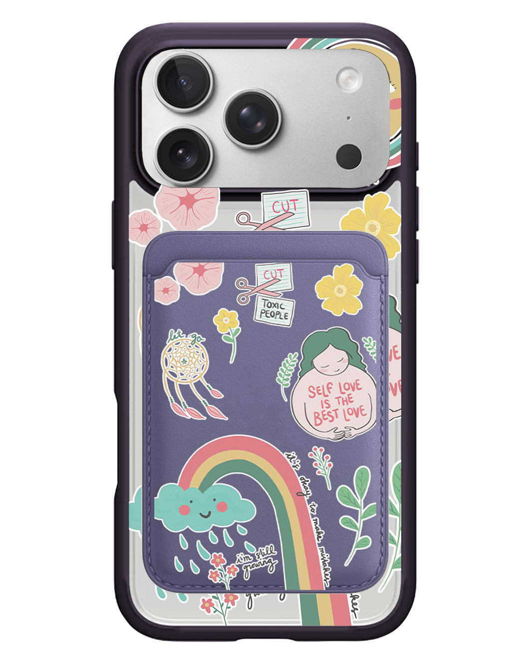 iPhone Magnetic Wallet Case - Self Love
