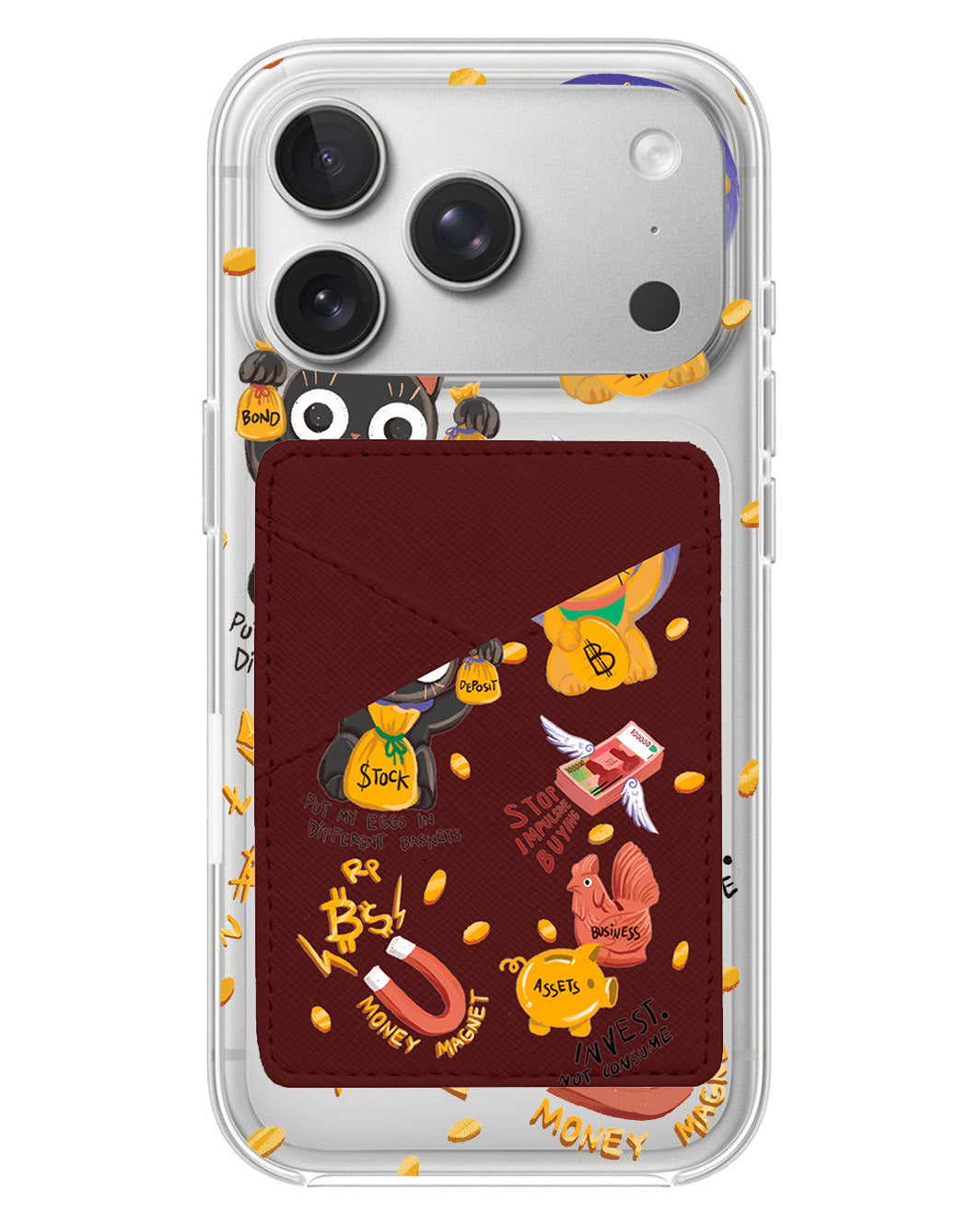 iPhone Phone Wallet Case - I Am MONEY MAGNET!!!!