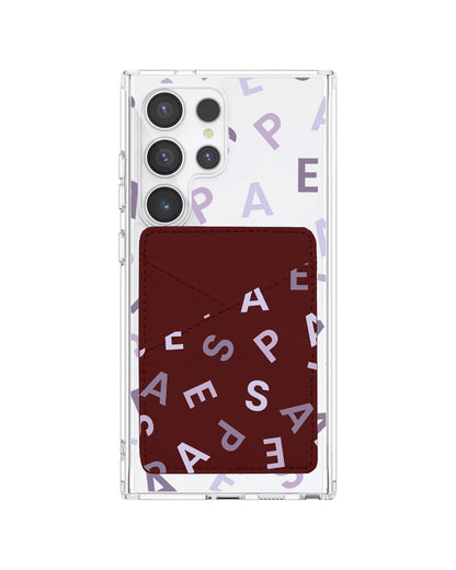 Android Phone Wallet Case - Aespa Monogram
