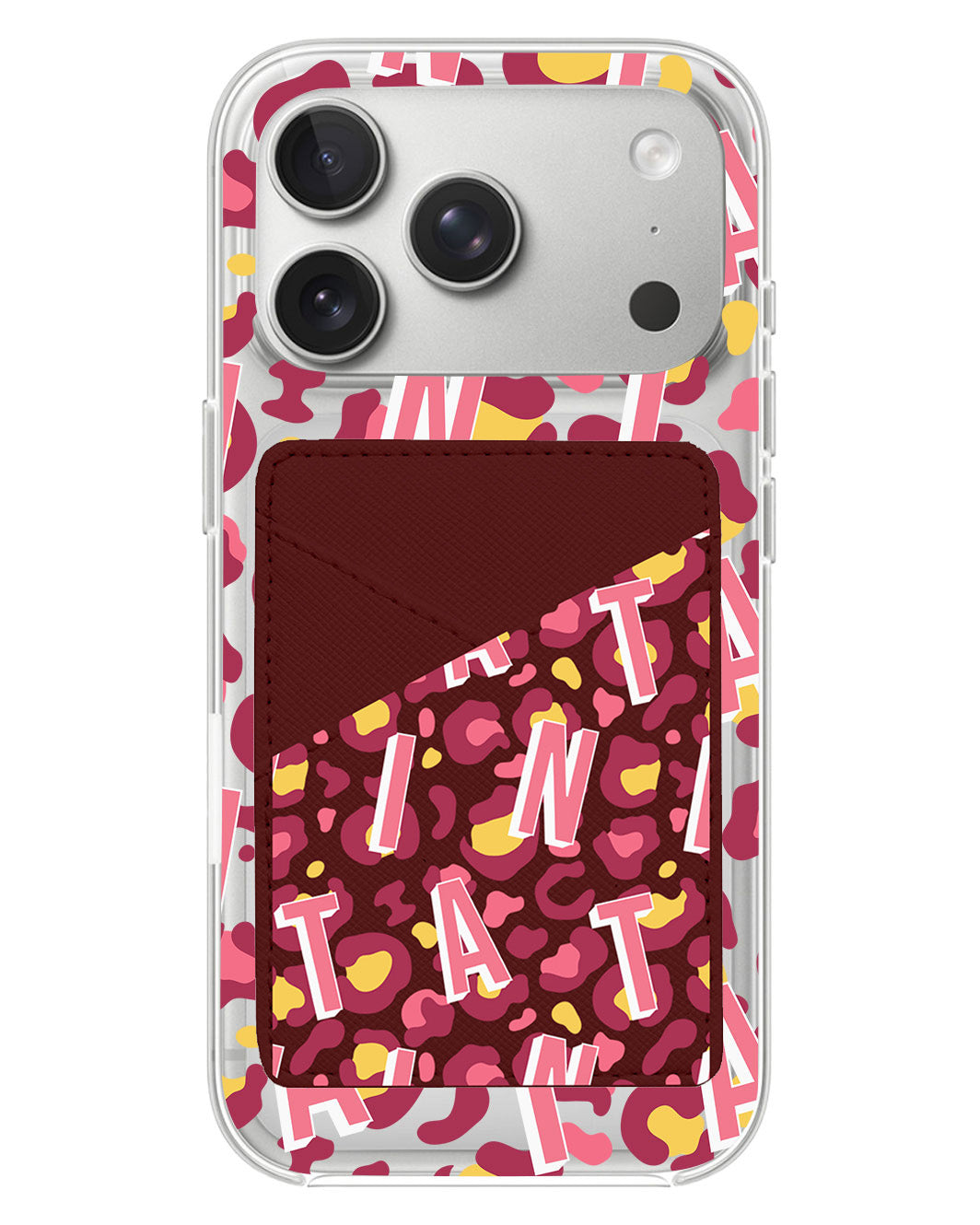 iPhone Phone Wallet Case - Leopard Monogram 3.0