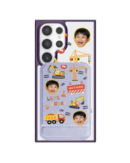 Android Magnetic Multifold Wallet - Face Grid Construction