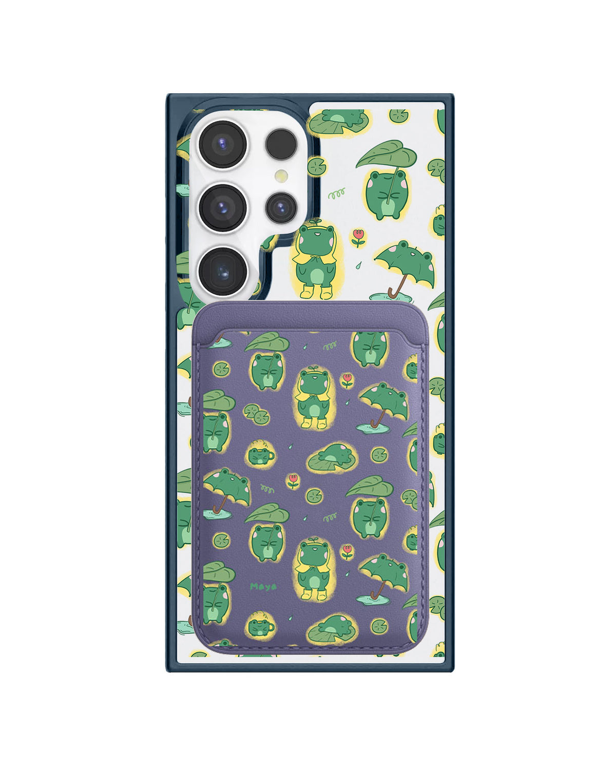 Android Magnetic Wallet Case - Happy Rain