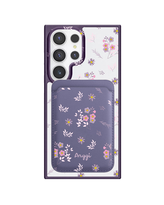 Android Magnetic Wallet Case - Cherry Blossom