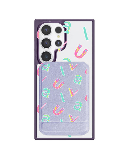 Android Magnetic Multifold Wallet - Playful Monogram 6.0