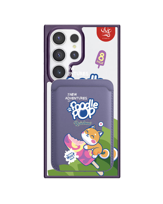 Android Magnetic Wallet Case - Poodle Pop