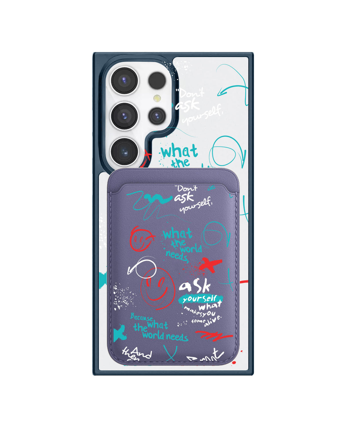 Android Magnetic Wallet Case - Graffiti 2.0