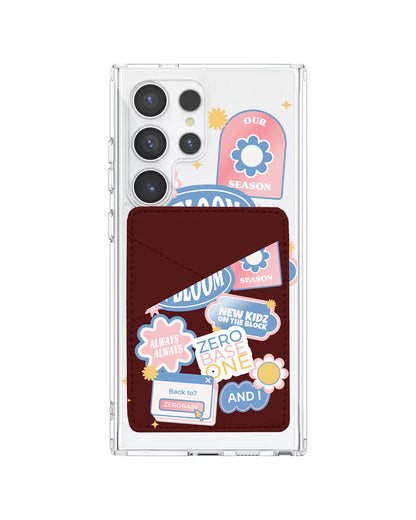 Android Phone Wallet Case - Zerobaseone Song Sticker Pack