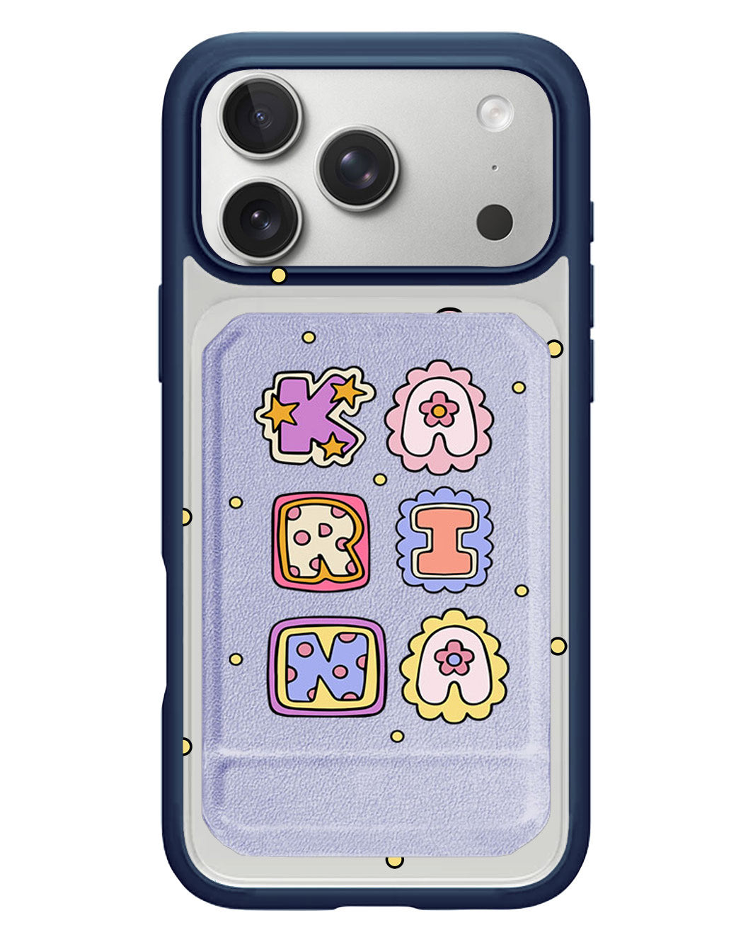 iPhone Magnetic Multifold Wallet - Adorable Monogram 2.0