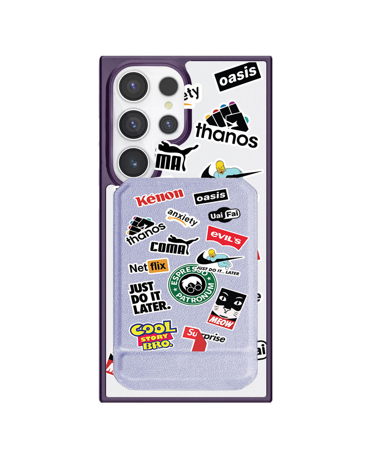 Android Magnetic Multifold Wallet - Brand Parody 1.0