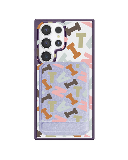Android Magnetic Multifold Wallet - Scattered Monogram 4.0