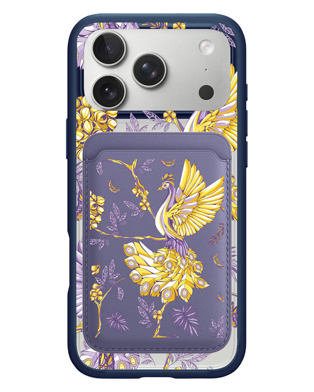 iPhone Magnetic Wallet Case - Peacock 3.0