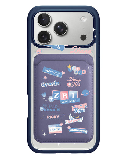 iPhone Magnetic Wallet Case - Zerobaseone Members