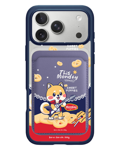 iPhone Magnetic Wallet Case - Monday