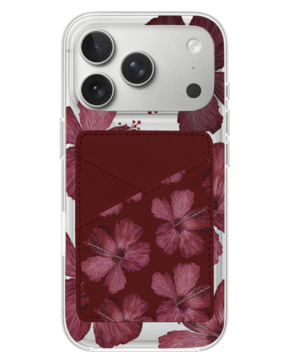 iPhone Phone Wallet Case - Hibiscus