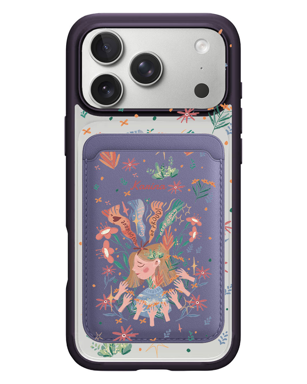 iPhone Magnetic Wallet Case - You Deserve Love