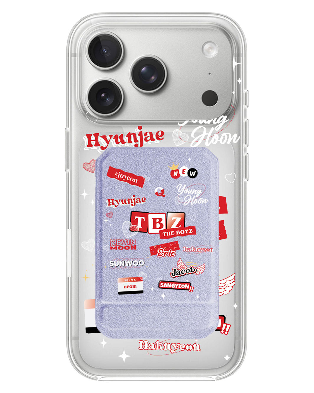 iPhone Magnetic Multifold Wallet - The Boyz Members