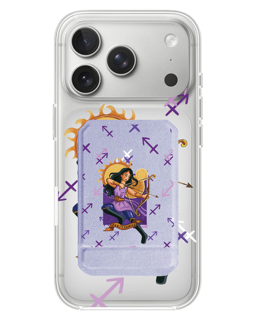 iPhone Magnetic Multifold Wallet - Sagitarius
