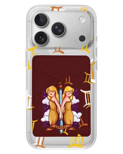 iPhone Phone Wallet Case - Gemini