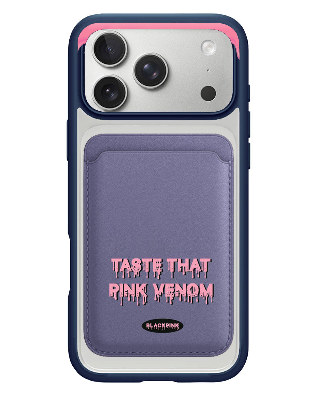 iPhone Magnetic Wallet Case - Pink Venom