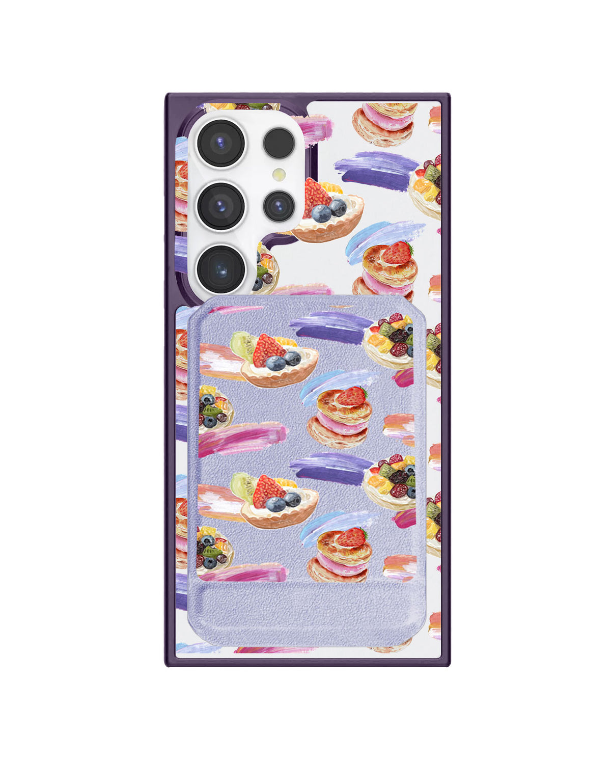 Android Magnetic Multifold Wallet - Fruit Pie