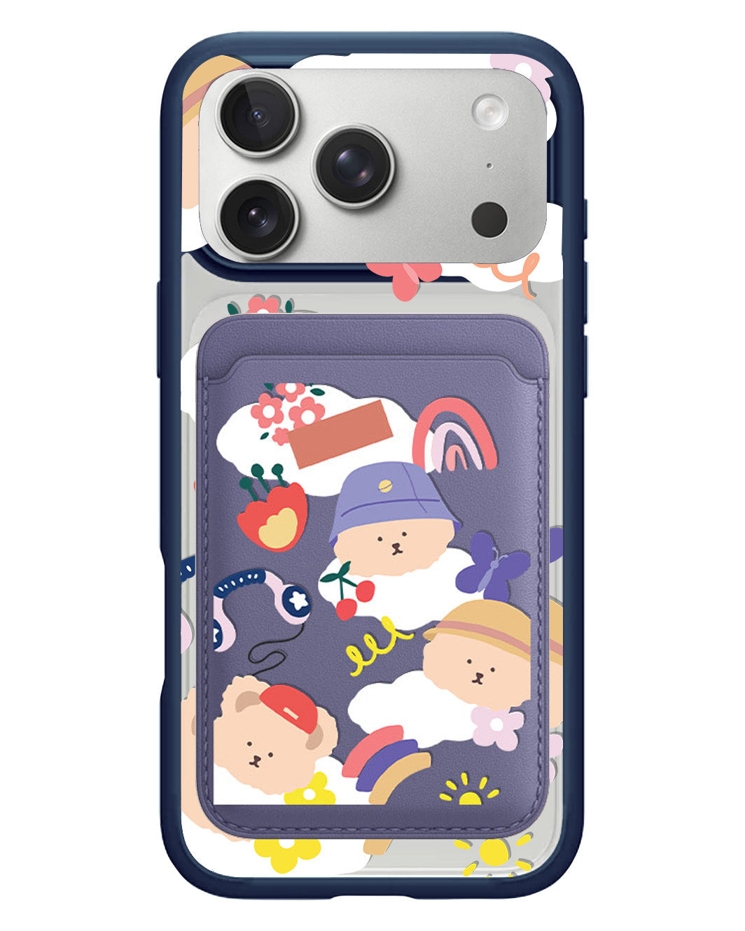 iPhone Magnetic Wallet Case - Bear In Style