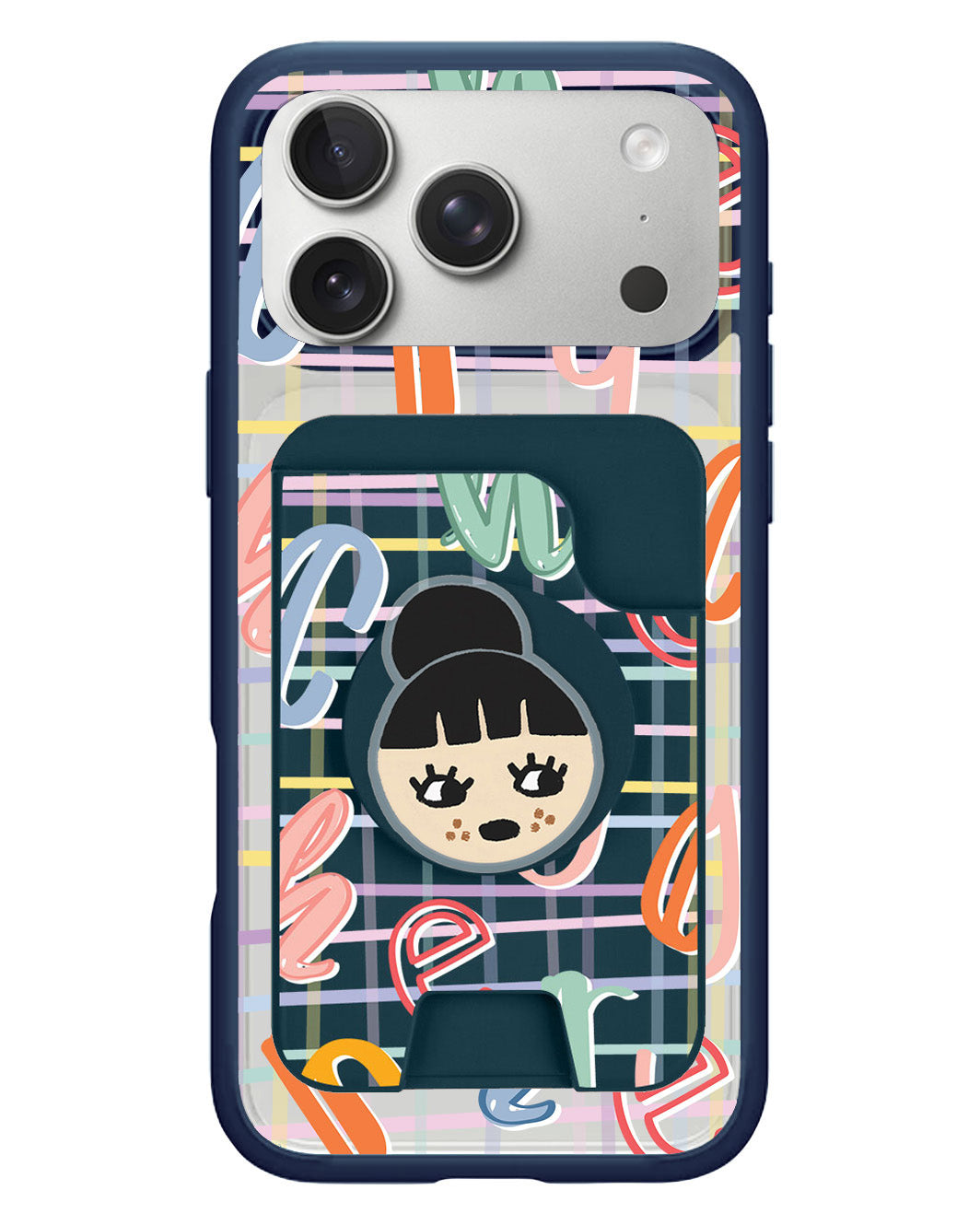 iPhone Magpop Wallet - Doodle 1.0 Monogram