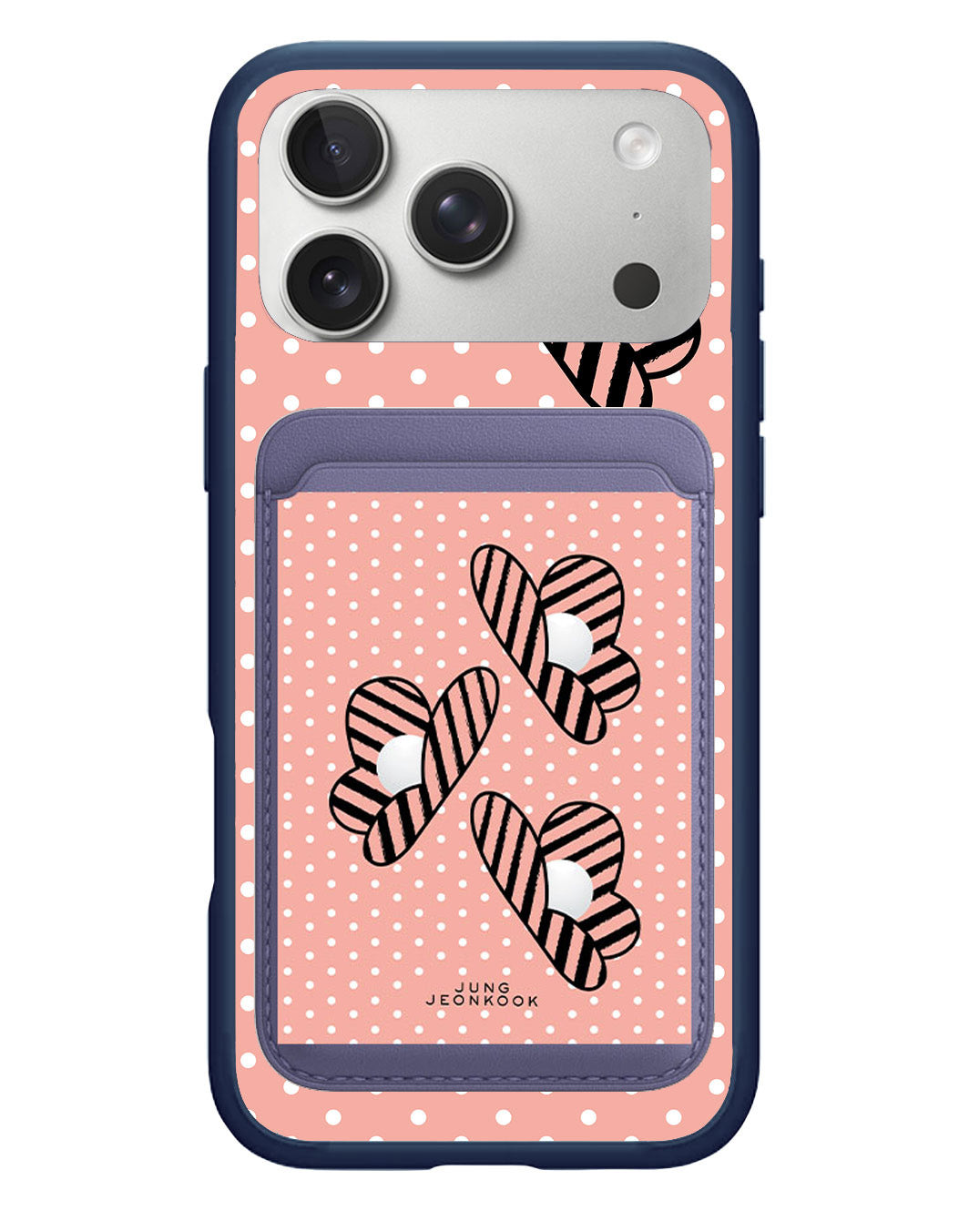 iPhone Magnetic Wallet Case - Pink Honey