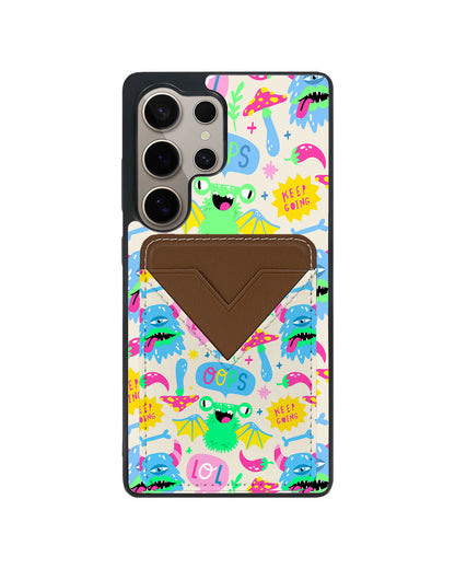 Android Avant Wallet Case - Monster Say Keep Going