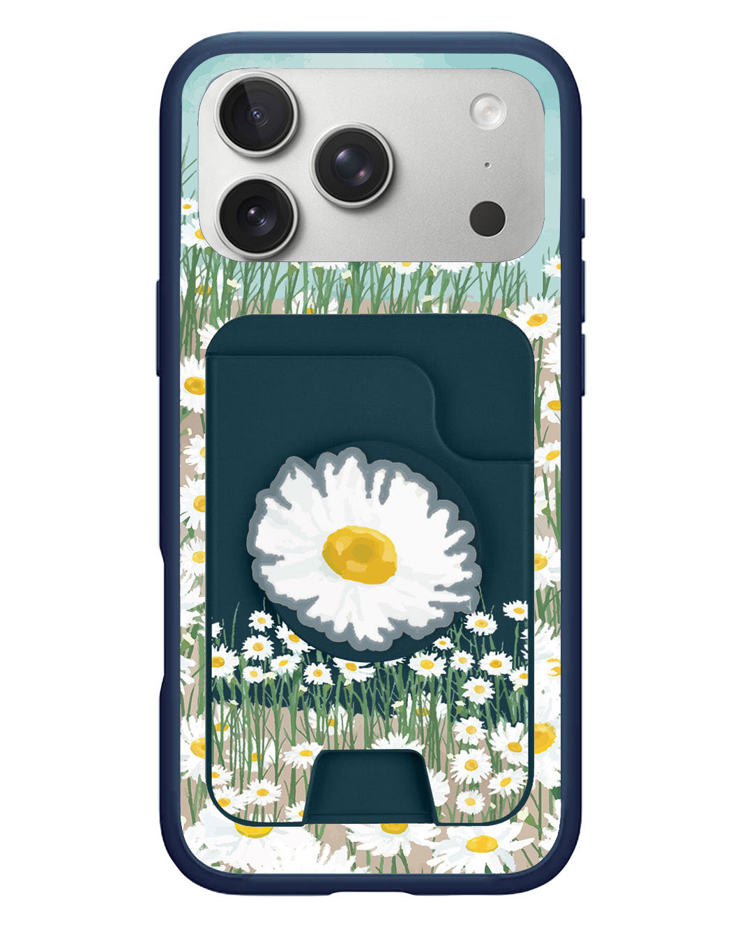 iPhone Magpop Wallet - Oil Painting Daisy