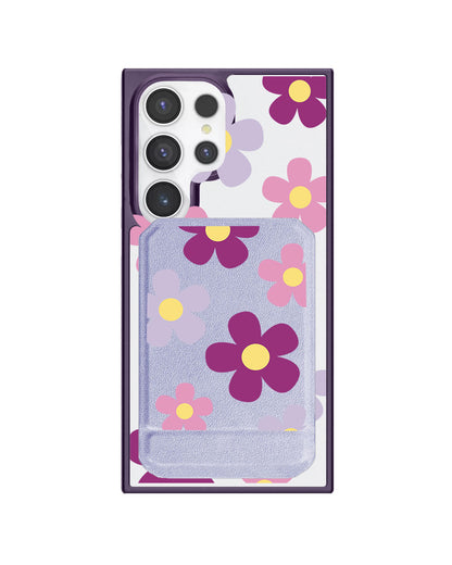 Android Magnetic Multifold Wallet - Daisy Paradise