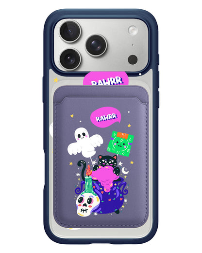 iPhone Magnetic Wallet Case - Cat Monster