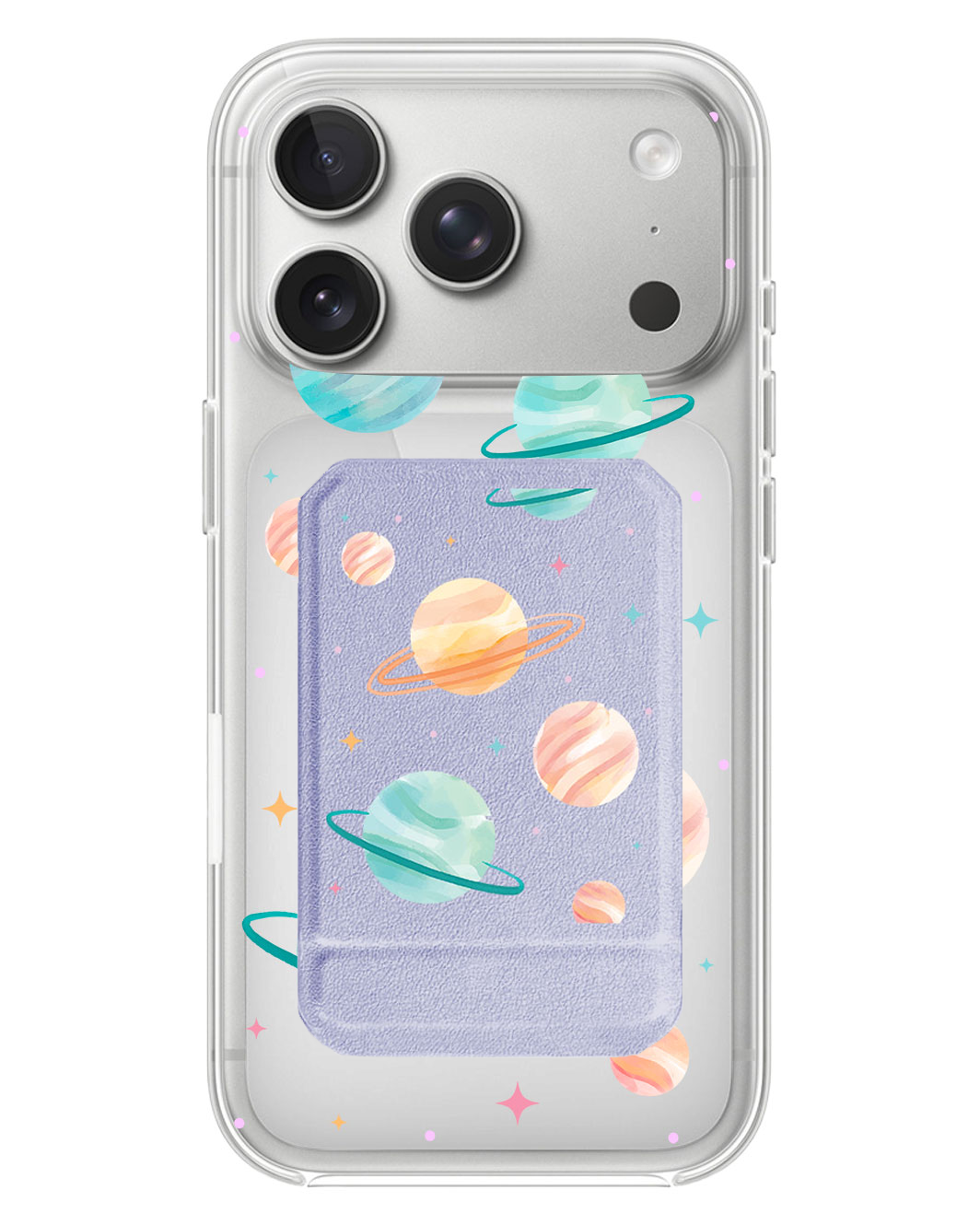 iPhone Magnetic Multifold Wallet - Planetarium 1.0