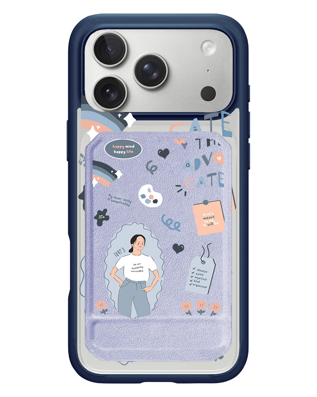 iPhone Magnetic Multifold Wallet - INFJ