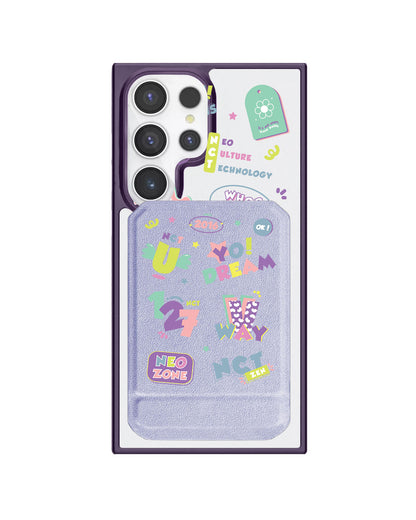 Android Magnetic Multifold Wallet - NCT Sticker Pack