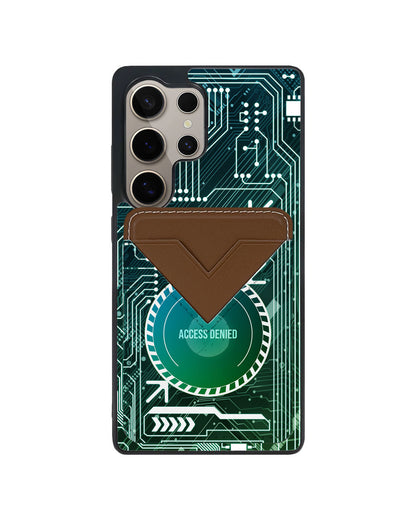 Android Avant Wallet Case - Circuit 2.0 Green