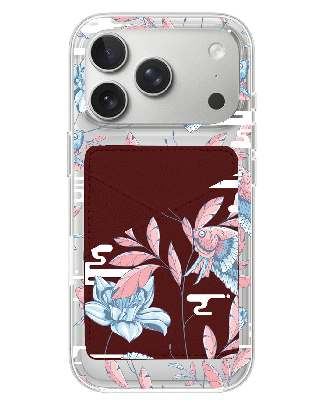 iPhone Phone Wallet Case - Fish & Floral 3.0