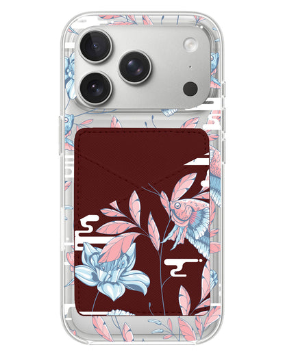 iPhone Phone Wallet Case - Fish & Floral 3.0